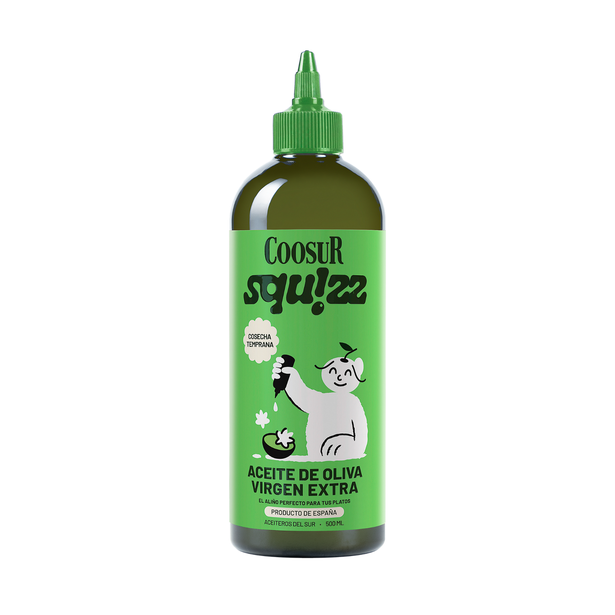Aceite de Oliva Virgen Extra Cosecha temprana Coosur SQUIZZ 500ml