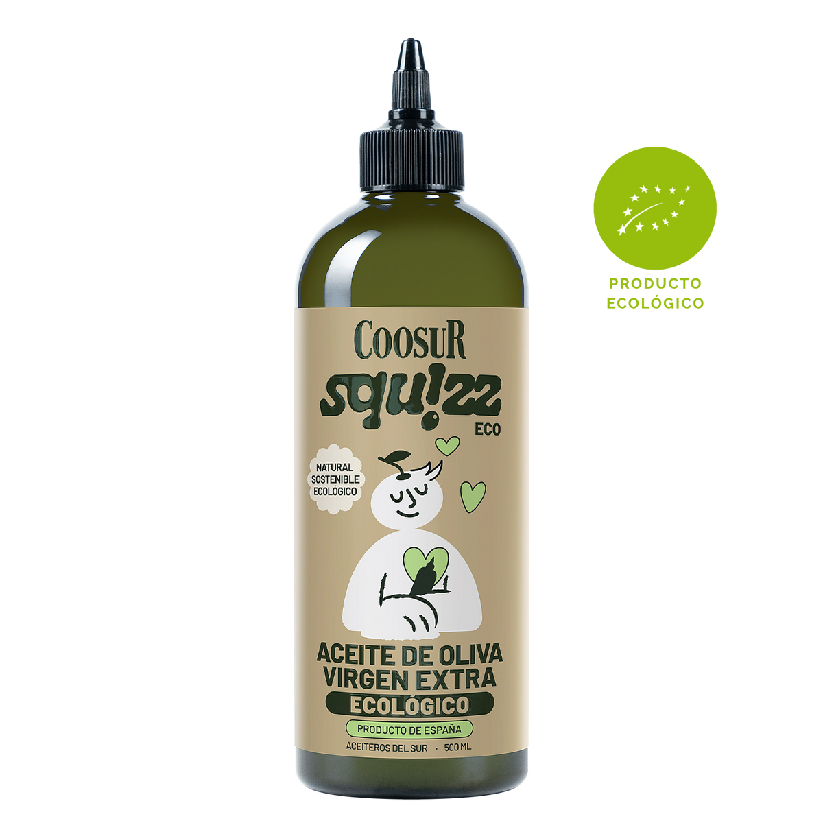 Aceite de Oliva Virgen Extra Ecológico Coosur Squizz Bio 500 ml