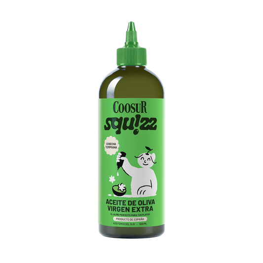 Aceite de Oliva Virgen Extra Cosecha temprana Coosur SQUIZZ 500ml