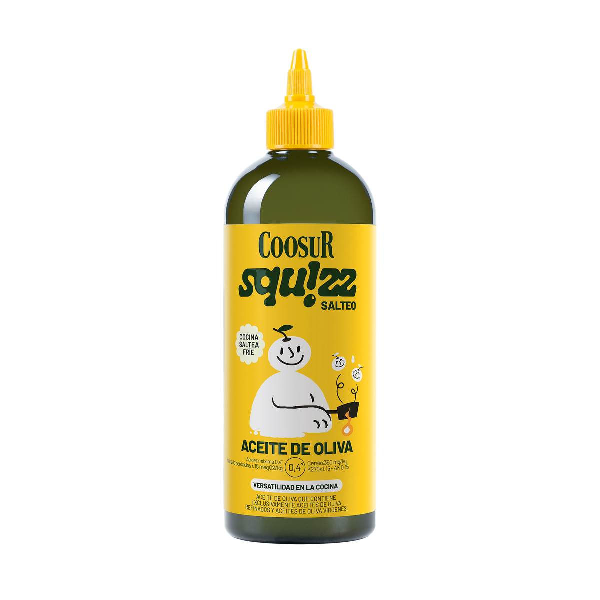 Aceite de Oliva Suave 0,4 Coosur SQUIZZ 500ml