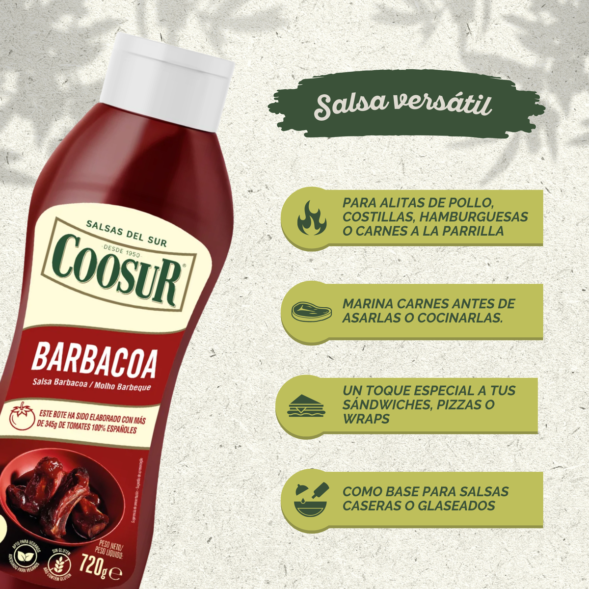 Salsa barbacoa 720 gramos
