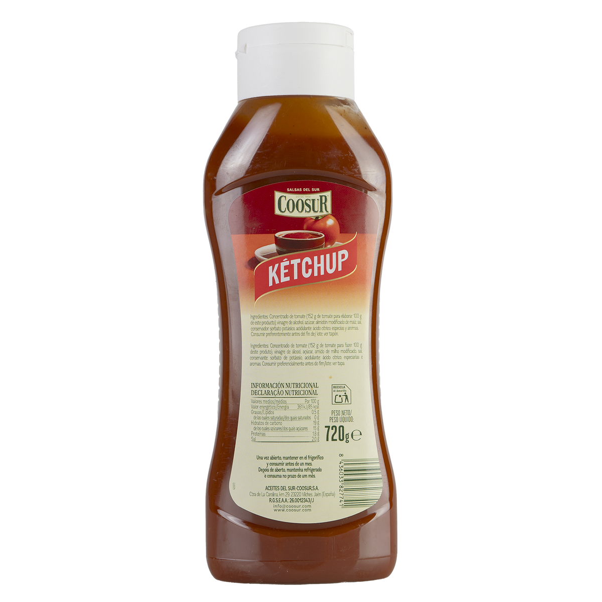 Salsa kétchup 720 gramos