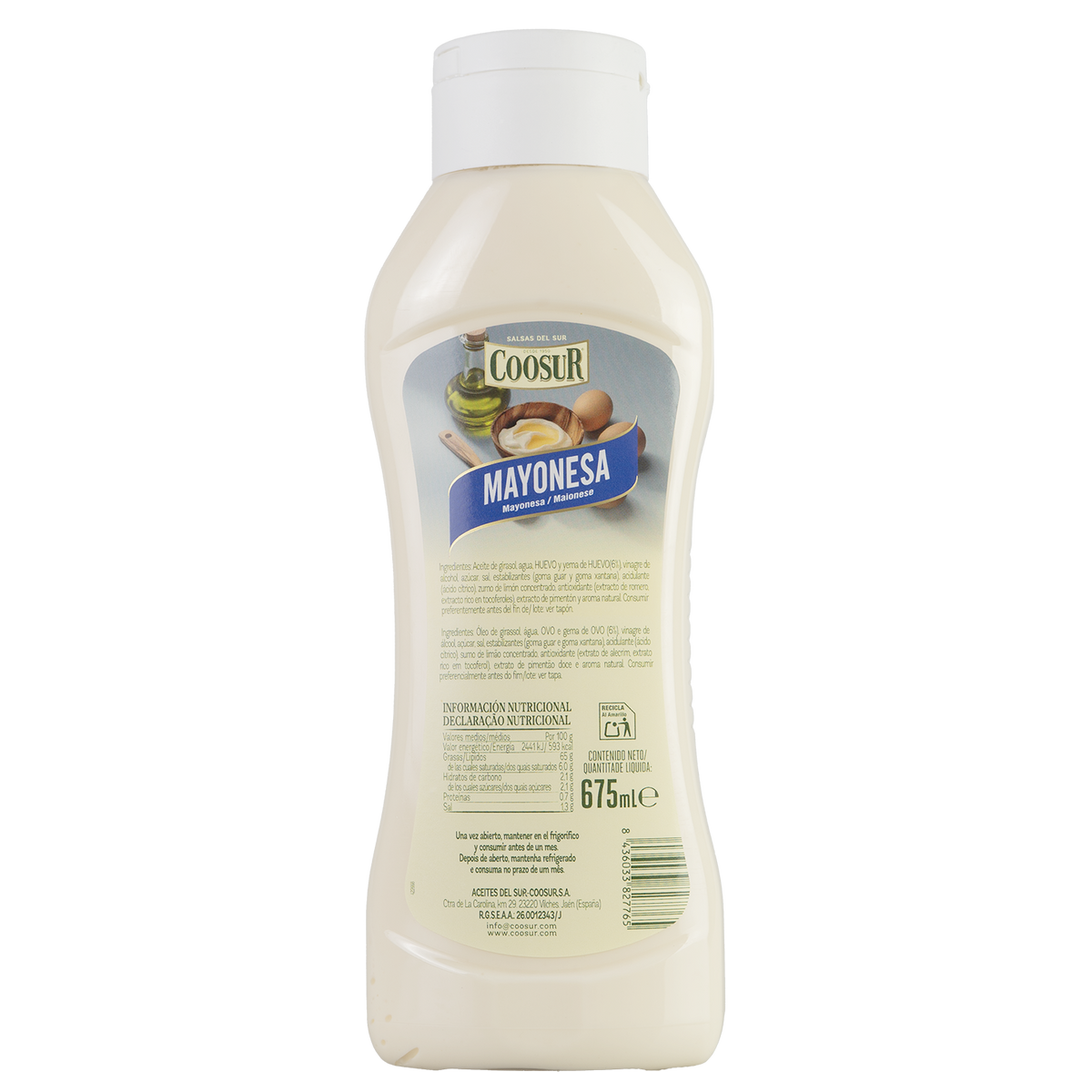 Mayonesa Coosur 675 ml