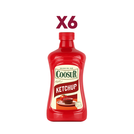 Pack de 6 x 1850 gr Kétchup 1850 Coosur
