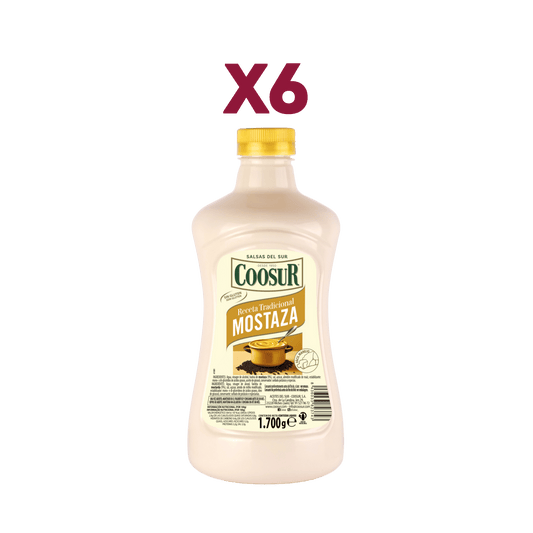 Pack de 6x1700 gr Mostaza Coosur