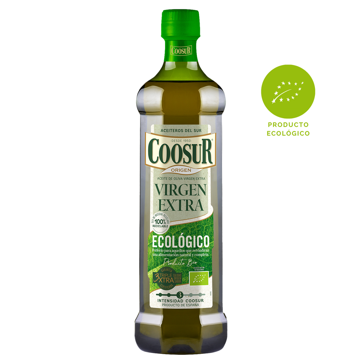 Aceite de Oliva Virgen Extra Ecológico 1L