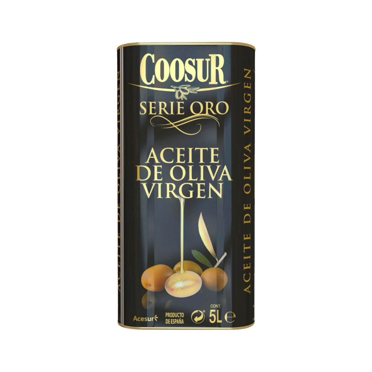 Aceite de Oliva Virgen Serie Oro en Lata 5L
